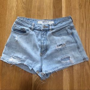 Brandy Melville ripped shorts size 26